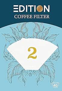 Edition Coffee Filter, Size 2, 40-Pieces Set : Buy Online at Best Price ...