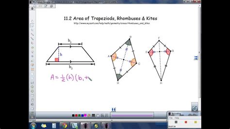 Trapezoid Kites Parallelogram Worksheet