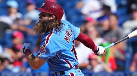 Why Brandon Marsh's hair always looks greasy during Phillies games: 'It ...