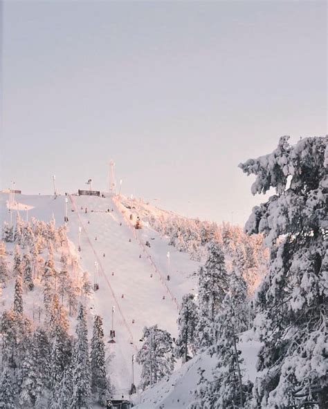 cute white aesthetic snowy ski mountains in peachy sunlight🌅💓 | Winter photography, Pictures ...