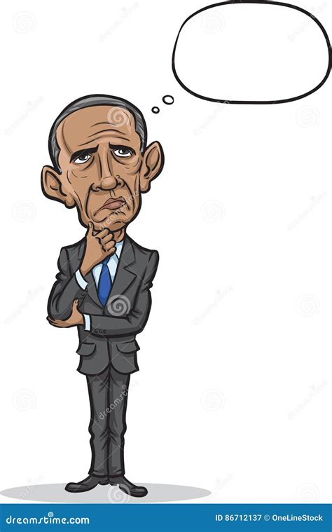 Barack Obama Illustration Editorial Photo | CartoonDealer.com #58552119