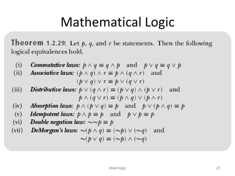 PPT - Mathematical Logic PowerPoint Presentation, free download - ID:5028359