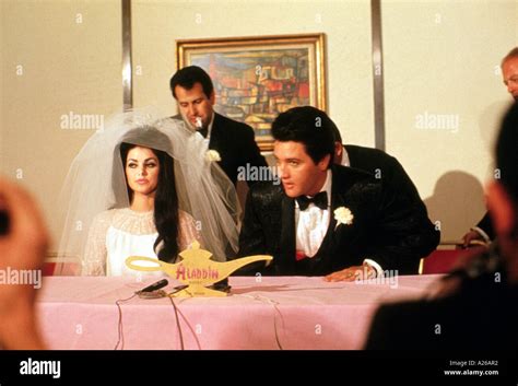 Elvis and priscilla presley 1967 hi-res stock photography and images ...