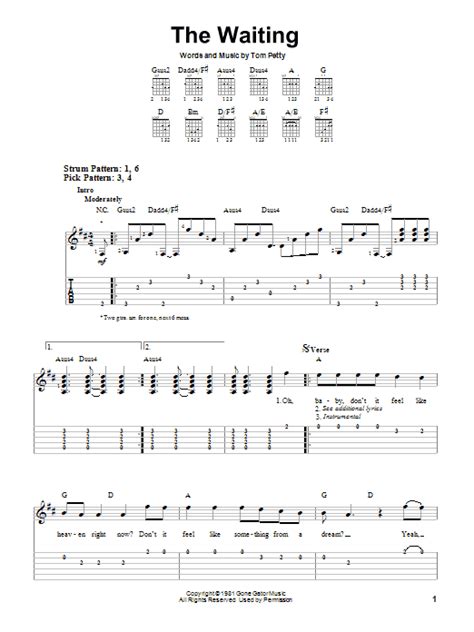 The Waiting by Tom Petty And The Heartbreakers - Easy Guitar Tab - Guitar Instructor