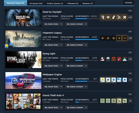 New steam game's profile UI : r/Steam