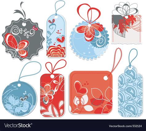 Cute price tags Royalty Free Vector Image - VectorStock