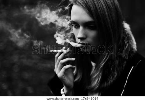 Young Girl Sad Smoking Black White: Over 660 Royalty-Free Licensable Stock Photos | Shutterstock