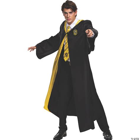 Adult Deluxe Harry Potter Hufflepuff Robe | Halloween Express