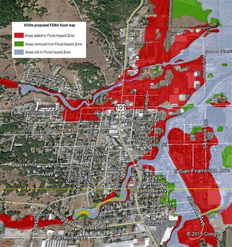 New FEMA Flood Hazard Map changing flood zones – The Willits News