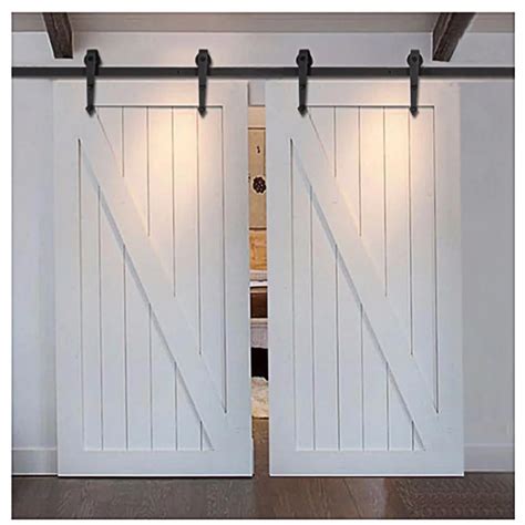 Double interior barn door BLACK-in Doors from Home Improvement on Aliexpress.com | Alibaba Group