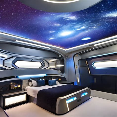 Sci-Fi Spaceship Bedroom: a Futuristic Spaceship-themed Bedroom with ...