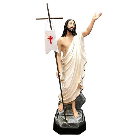 Risen Christ statue, fiberglass 110 cm painted | online sales on HOLYART.com