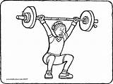 Weightlifting Coloring Pages At GetDrawings  Free Download sketch template