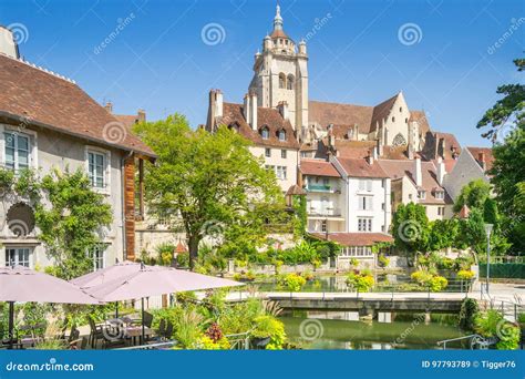 City of Dole - France stock image. Image of comte, night - 97793789