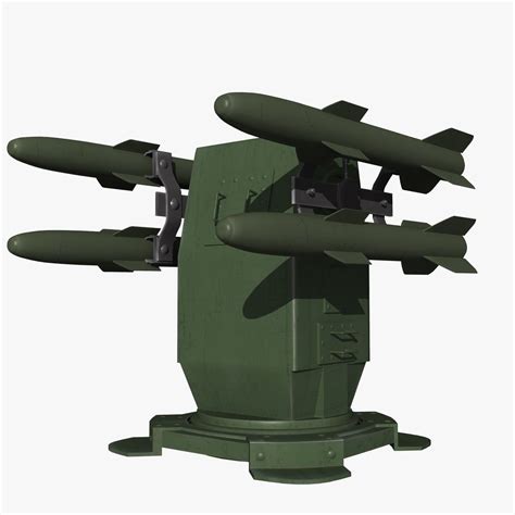 PAC-3 Missile Launcher Free 3D Model - .3ds .obj .max .fbx .sldprt - Free3D