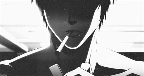 Anime Boy Smoking Aesthetic Gif