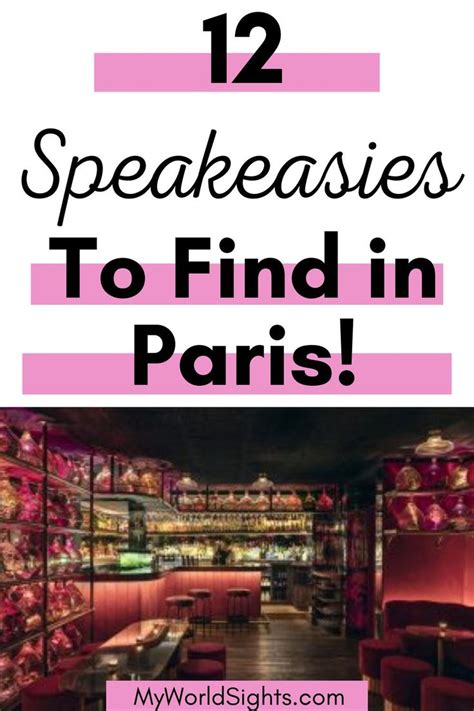 Where to find the best Paris speakeasy bars | Paris nightlife, Paris restaurants, Paris france ...