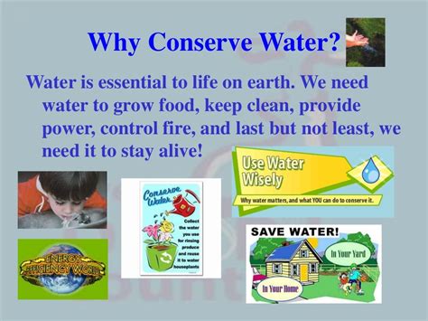 Water conservation ppt