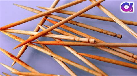 How to reuse toothpicks to make awesome crafts| Toothpicks crafts ...