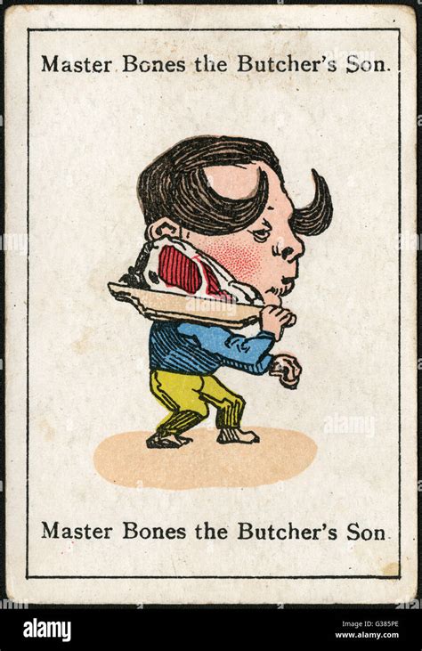 Master Bones the Butcher's Son, from "Happy Families" Stock Photo - Alamy