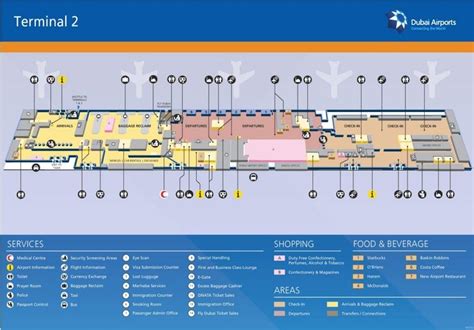 Dubai Airport terminal 2 map | Dubai airport, Dubai international airport, Airports terminal