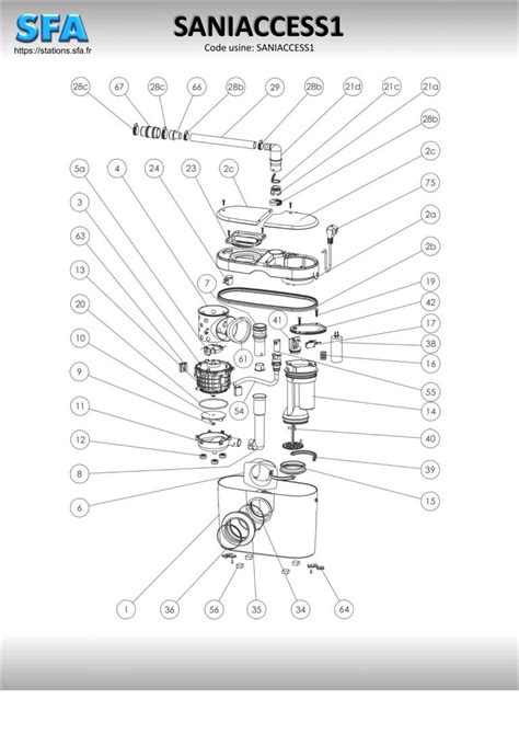 SANIFLO Parts and Spares | Exploded Diagrams here too | SANIFLO