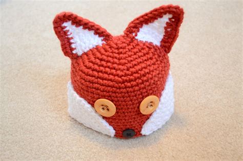 Crochet Fox Beanie Pattern - Etsy