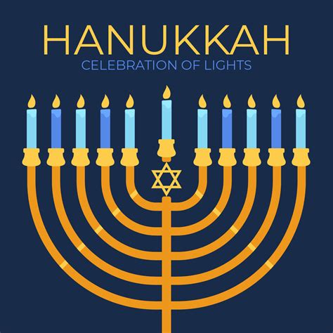 Hanukkah Poster 265453 Vector Art at Vecteezy