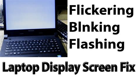 How to fix computer screen blinking on and off