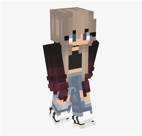 Brown Hair Anime Girl Minecraft Skin - Anime Wallpaper HD