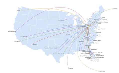 New and Resumed Flights - Fly Pittsburgh