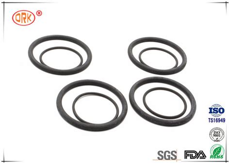 Low / High Temp Resistant FKM O Rings Customized For Automobile Systems