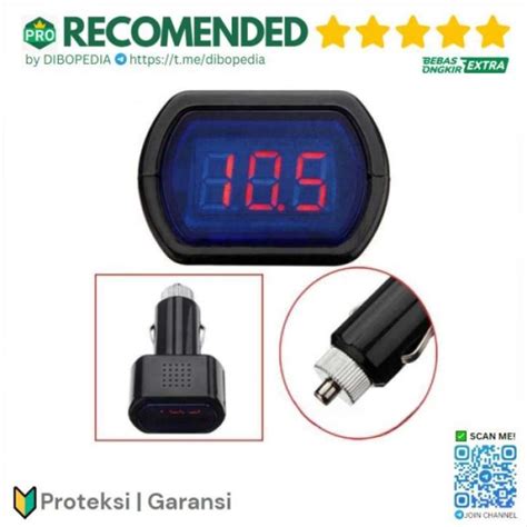 Promo New Mini Car Lcd Battery Voltage Meter Monitor 12V - Black Diskon ...