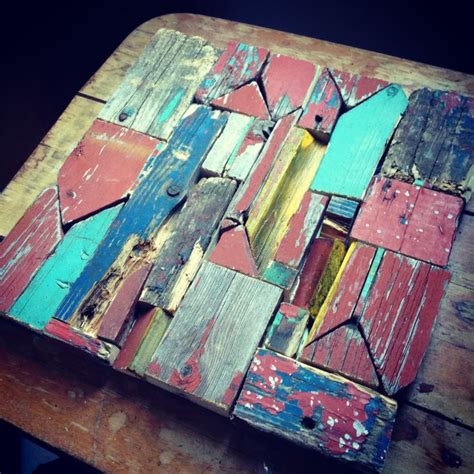 Reclaimed wood assemblage 1 #reclaimedwood by Julien Aubé | Diy booth, Assemblage, Reclaimed wood