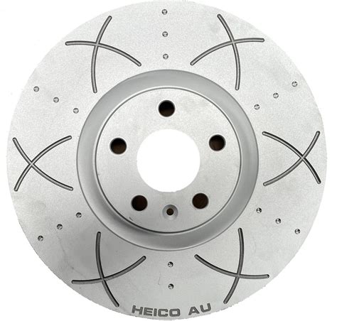 CUSTOM SLOTTED/DRILLED FRONT BRAKE ROTORS