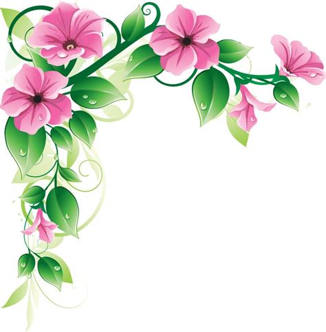 Free Flower Border Art, Download Free Flower Border Art png images ...