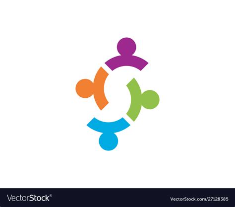 Community icon design Royalty Free Vector Image