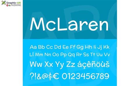 McLaren Font – GraphicUX