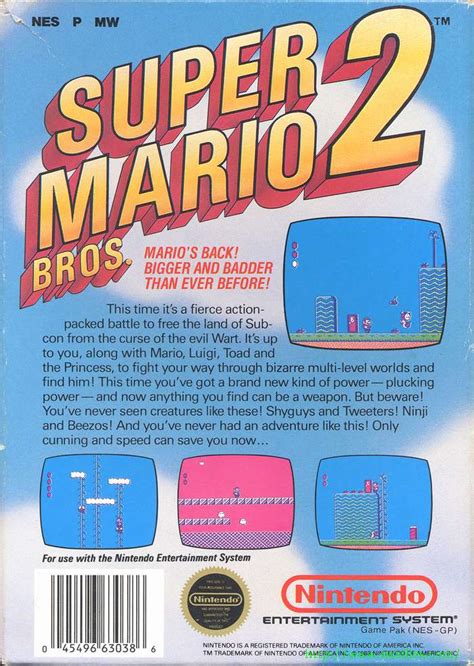 Super Mario Bros. 2 for NES - The NES Files