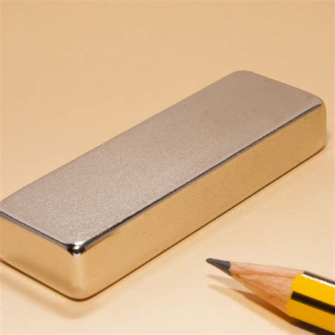 Neodymium Rare Earth Bar Magnet N35 60X20X10 - Neodymium Block Magnets