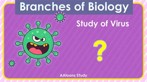 Branches of Biology - Branches of Science - AAtoons STudy