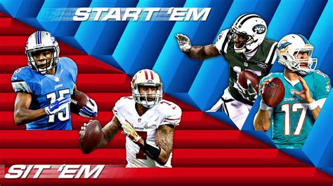 29 HQ Photos Nfl Fantasy Start Em Sit Em : NFL Fantasy Football Start ...