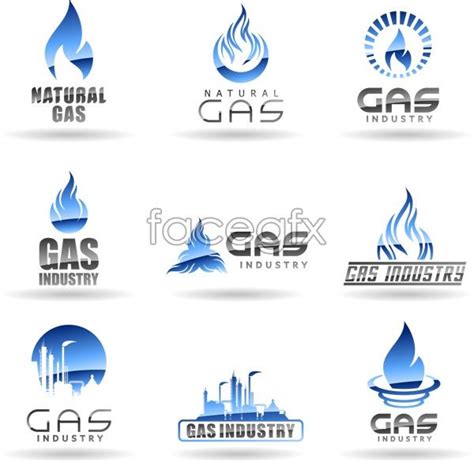 Natural gas company logo vector | Company logo design, Gas company ...