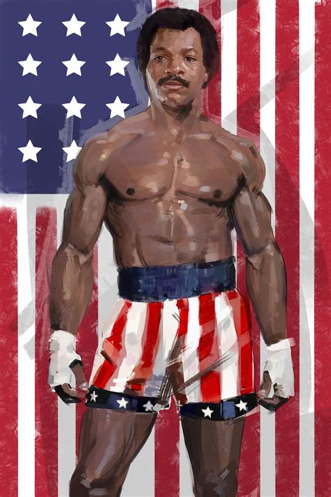 Apollo Creed / Rocky IV / Carl Wheaters | Apollo creed, Rocky balboa, Carl weathers