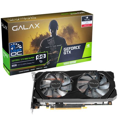 Placa De Vídeo Galax Nvidia Geforce Gtx 1660 Super (1-click Oc), 6gb, Gddr6 - 60srl7dsy91s ...