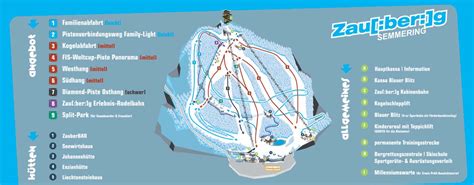 Zauberberg Semmering trail map, Zauberberg Semmering ski map ...