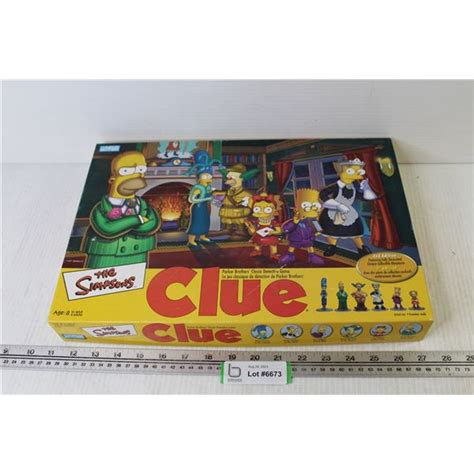 The Simpsons Clue Game - Bodnarus Auctioneering