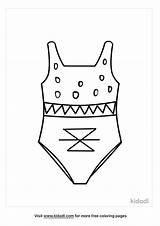 Swimsuits Kleurplaat Badpak Suit Swimming Swim Badeanzug Swimwear  sketch template