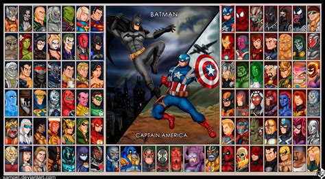 ULTIMATE DC VERSUS MARVEL by XAMOEL on DeviantArt