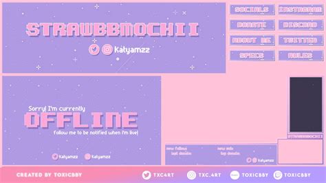 cute pixel twitch graphics:3 | Twitch streaming setup, Cute mobile wallpapers, Overlays cute